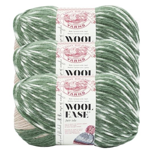 3 Pack Lion Brand® Wool Ease® Fair Isle Yarn